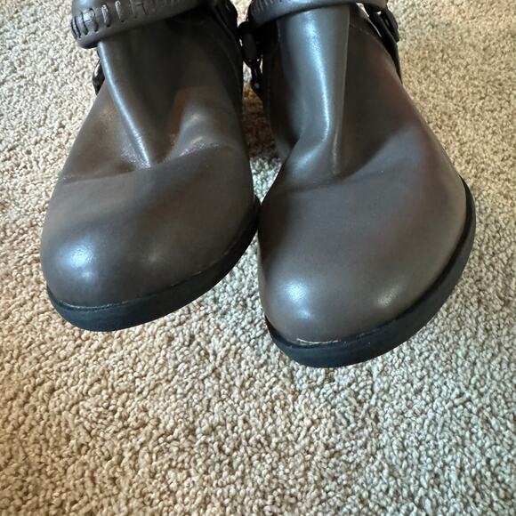 B Makowsky Gray Western Wear Cowboy Boots w/ Removable Harnesses Size 7.5 - Picture 4 of 11